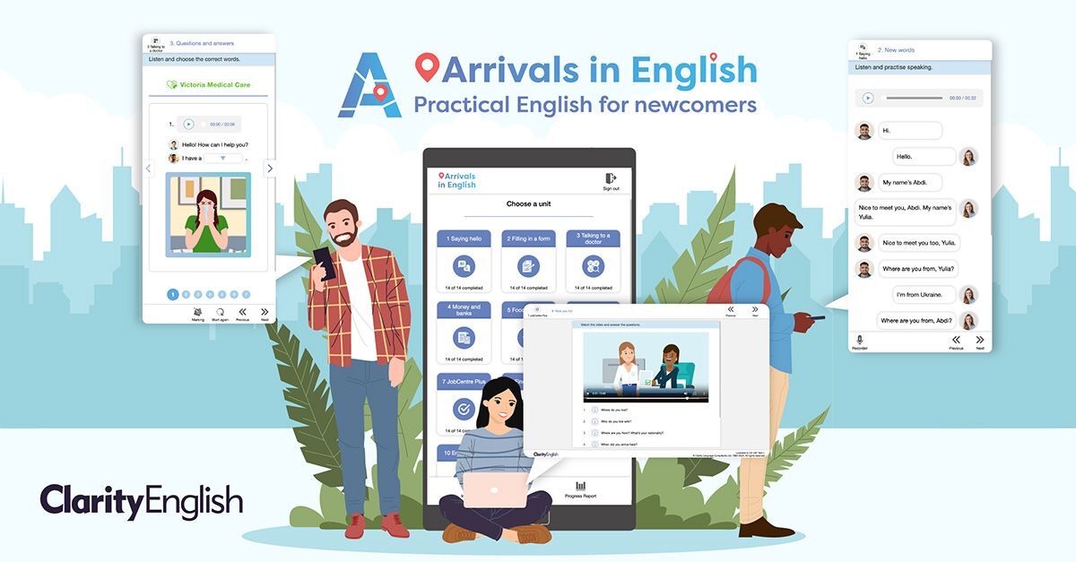Arrivals in English | Digitales
